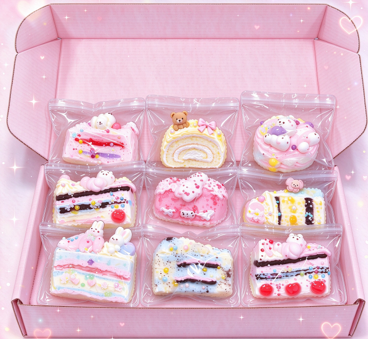 「ピンクボックス」。お好みで好きなものを選べます。交換用のパッケージバッグを付属しています。ゆっくり戻る設計の、かわいい限定モデルです。家庭内のインテリアとして使用できます。